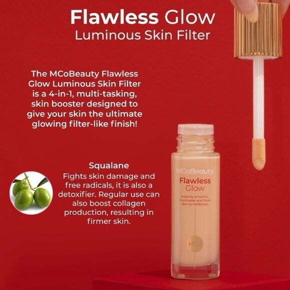 New Sealed MCoBeauty Flawless Glow Luminous Skin Filter Primer Natural Medium 5 - Picture 4 of 14